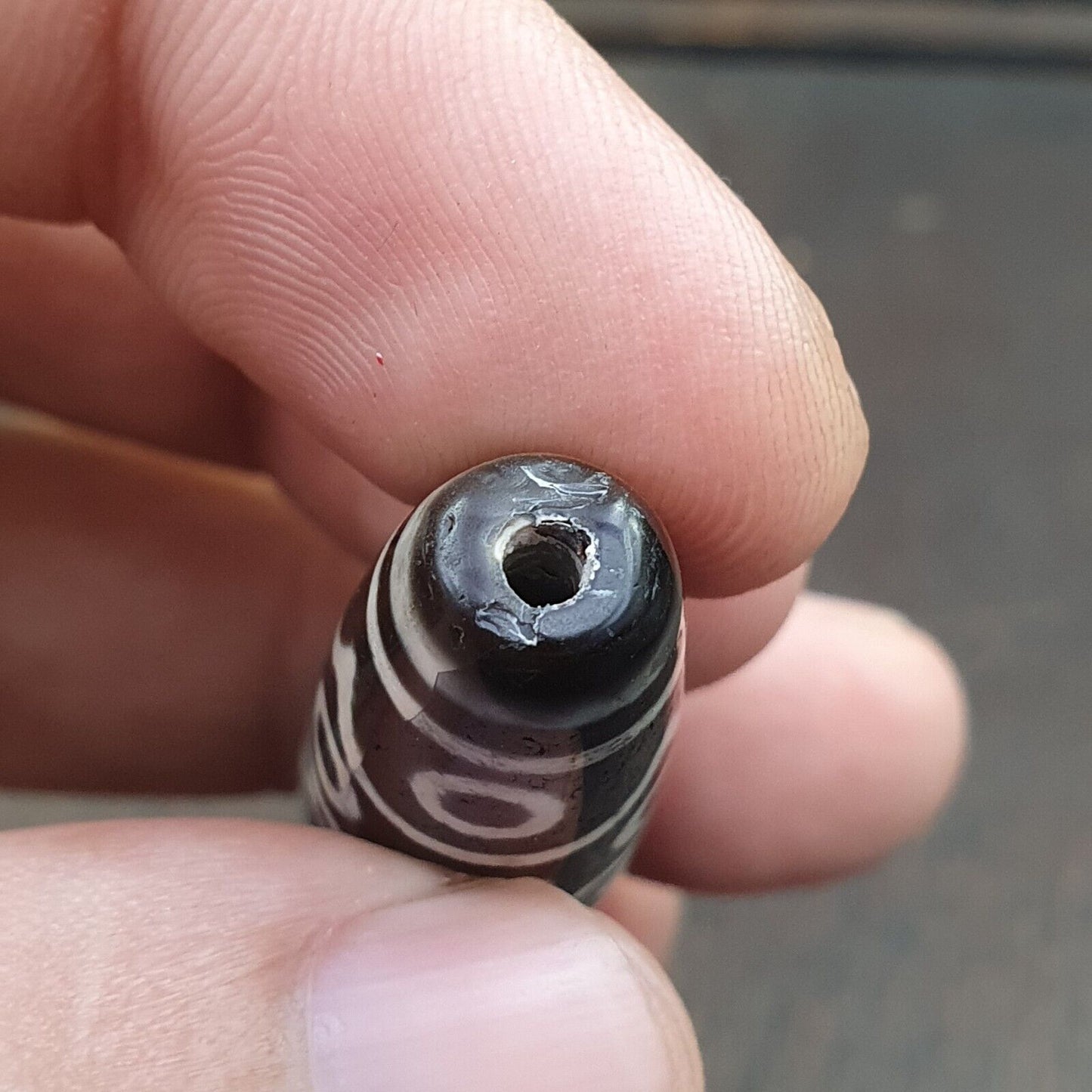 西藏24眼天珠老佛牌純稀有圖案西藏24眼天珠吊墜