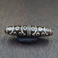 Tibetan 30 eyes dzi bead old amulet pure rare Pattern Tibet 30 eyed gzi pendant