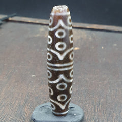 Tibetan 30 eyes dzi bead old amulet pure rare Pattern Tibet 30 eyed gzi pendant