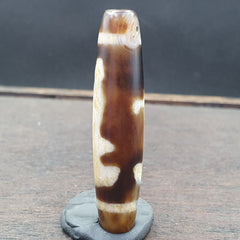 Tibetan Agate stone Dzi Bead Amulet