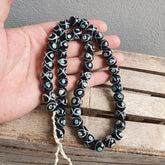 Vintage Venerano Art Eye pattern Beads 12-13MM GLASS BEADS Necklace