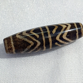 Vintage South Asian Burma Old Pumtek pyu beads petrified Wood Stone bead