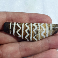 Vintage South Asian Burma Old Pumtek pyu beads Antique Stone bead Pendant -L5