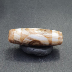 Tibetan Rusted Eyes Agate stone Dzi Bead Amulet BD-25-7