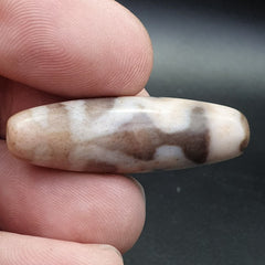 Tibetan Rusted Eyes Agate stone Dzi Bead Amulet BD-25-9