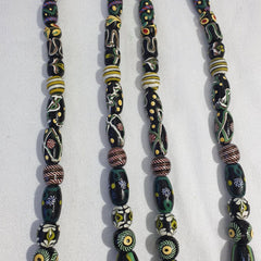 Vintage Fancy Venetian Style Trade Beads | African | LONG STRAND
