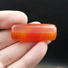 carnelian Vintage rare Himalayan Tibetan Red Agate large Bead C-RD-1