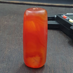 carnelian Vintage rare Himalayan Tibetan Red Agate large Bead C-RD-1