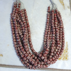 Skunk Venetian Inspired Beads Red Thousand Eye | East OASIS Antique Collection