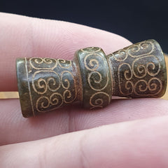 EARLY CHINESE Green JADE BEAD PENDANT  Haitian Jade certificate Provided-2460