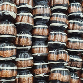 VINTAGE Venerano ART Fancy Beads 10-10.5MM Aventurine GLASS BEADS Necklace