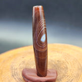 Vintage Old Yemeni Agate Natural Eye Rare pattern Banded Agate Bead YM-4