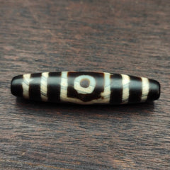 Old Indo Tibetan Agate 3 Eyes in eyes & lines Agate stone Dzi Bead Amulet