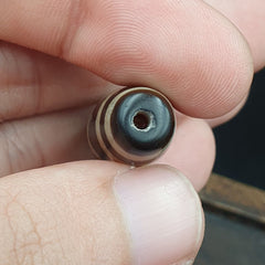 Rare Pattern Tibetan dzi bead old amulet Agate Tibet gzi pendant