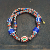 Venetian Inspired Vintage Trade beads Vintage Mix Chevron Beads necklace BCH-36