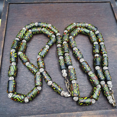 Vintage Trade Green Beads Beaded Necklace