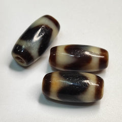Lot 3 Powerful Unique patterns Tibetan Agate Dzi Bead Amulet 130