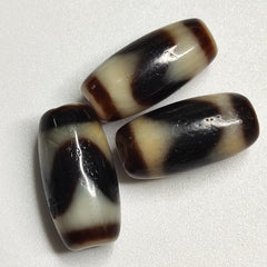 Lot 3 Powerful Unique patterns Tibetan Agate Dzi Bead Amulet 130