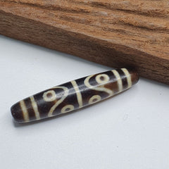 Powerful 8 eyes Unique patterns Tibetan Agate Dzi Bead Amulet CTC-8Y
