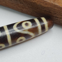 Powerful 8 eyes Unique patterns Tibetan Agate Dzi Bead Amulet CTC-8Y