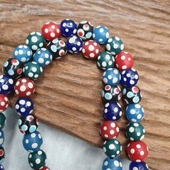 Venetian venetian Inspired Multicolor Skunk Beads Necklace