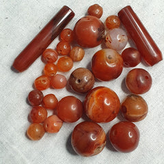 Lot Antique Red Agate Himalayan Tibetan African Agate carnelian Beads CRD
