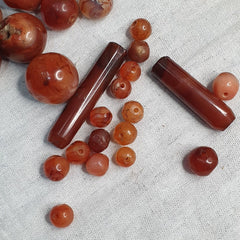 Lot Antique Red Agate Himalayan Tibetan African Agate carnelian Beads CRD