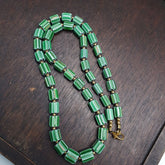 Vintage venetian Style Beads Collection Green beads Necklace B21