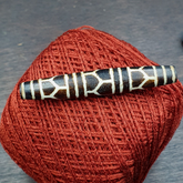 Vintage South Asian Burma Old Pumtek pyu beads petrified Wood Stone bead