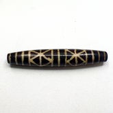 Vintage South Asian Burma Old Pumtek pyu beads petrified Wood Stone bead PT-2