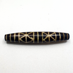 Vintage South Asian Burma Old Pumtek pyu beads petrified Wood Stone bead PT-2