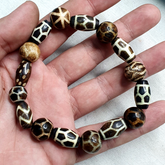 South Asian Burmese Antiques Pumtek Pyu Beads Lot 16 Beads Bracelet