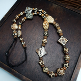 Vintage Pumtek Pyu Burmese Beads Long Necklace