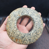 Very Rare Authentic very old ancient beautiful donut shape Jasper Stone