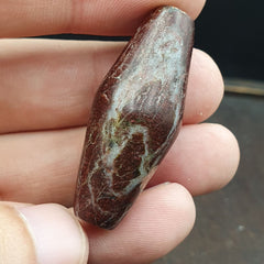 Rare Antique red Jasper Stone Bead From Himalayas #JSP-1