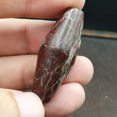 Rare Antique red Jasper Stone Bead From Himalayas #JSP-1
