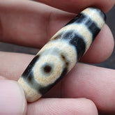 Vintage Himalayan Tibetan Agate Dzi Bead Amulet Smooth Skin Bead OTB-12F1