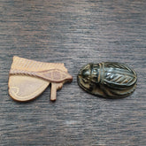 Scarab And Eye Ancient Egyptian amulets Scarabs are beetle-shaped amulets
