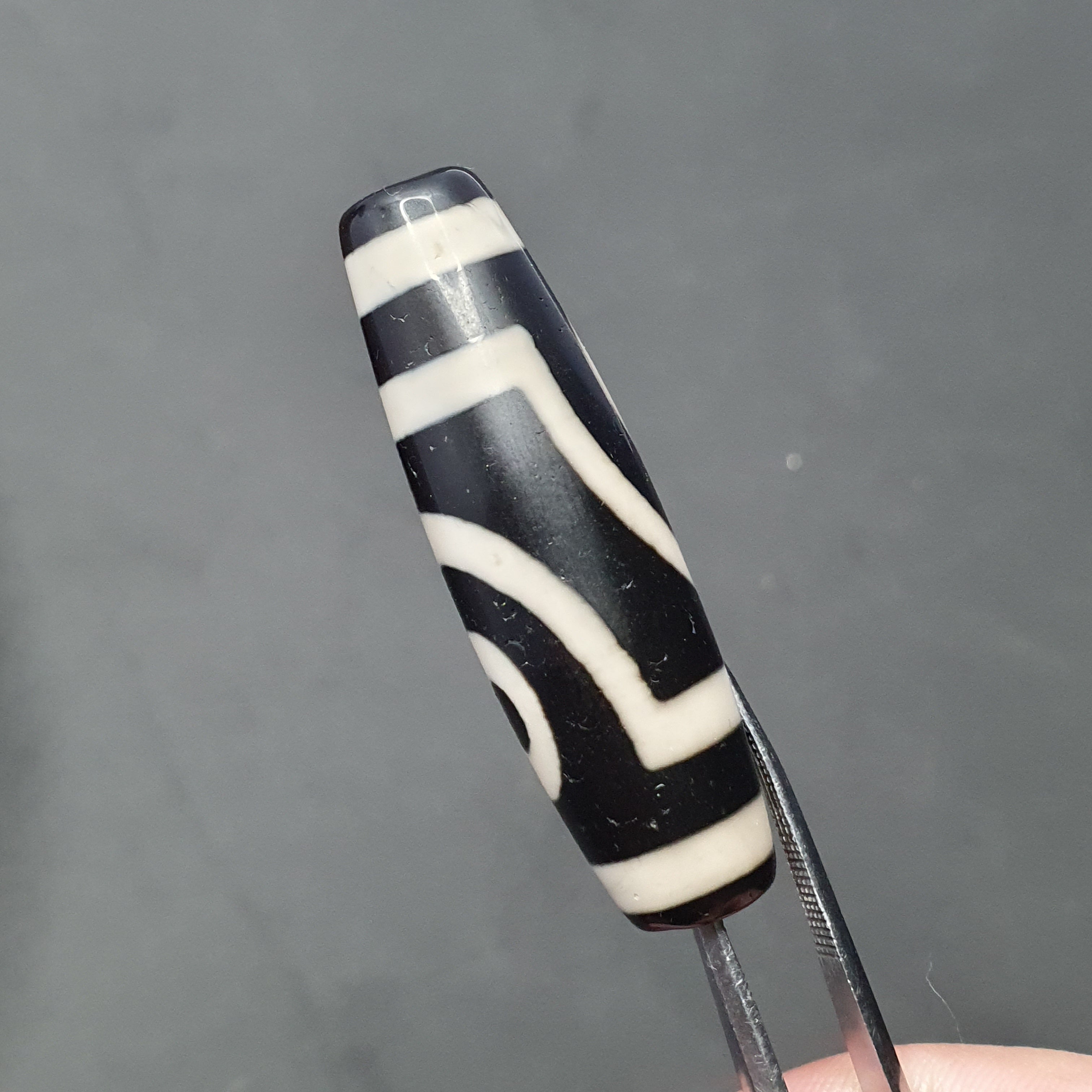 2 Eyes Tibetan Agate Dzi Bead Amulet