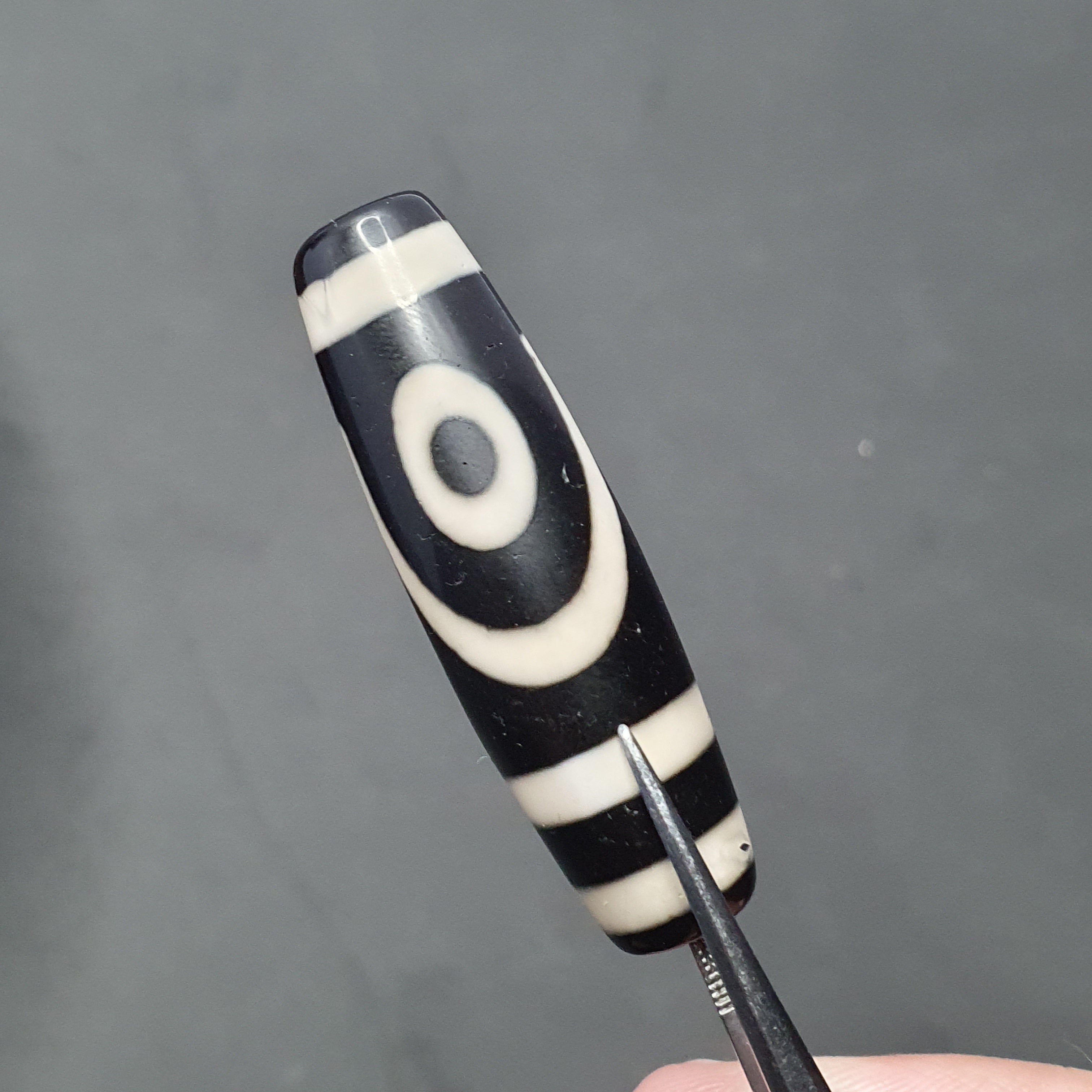 2 Eyes Tibetan Agate Dzi Bead Amulet