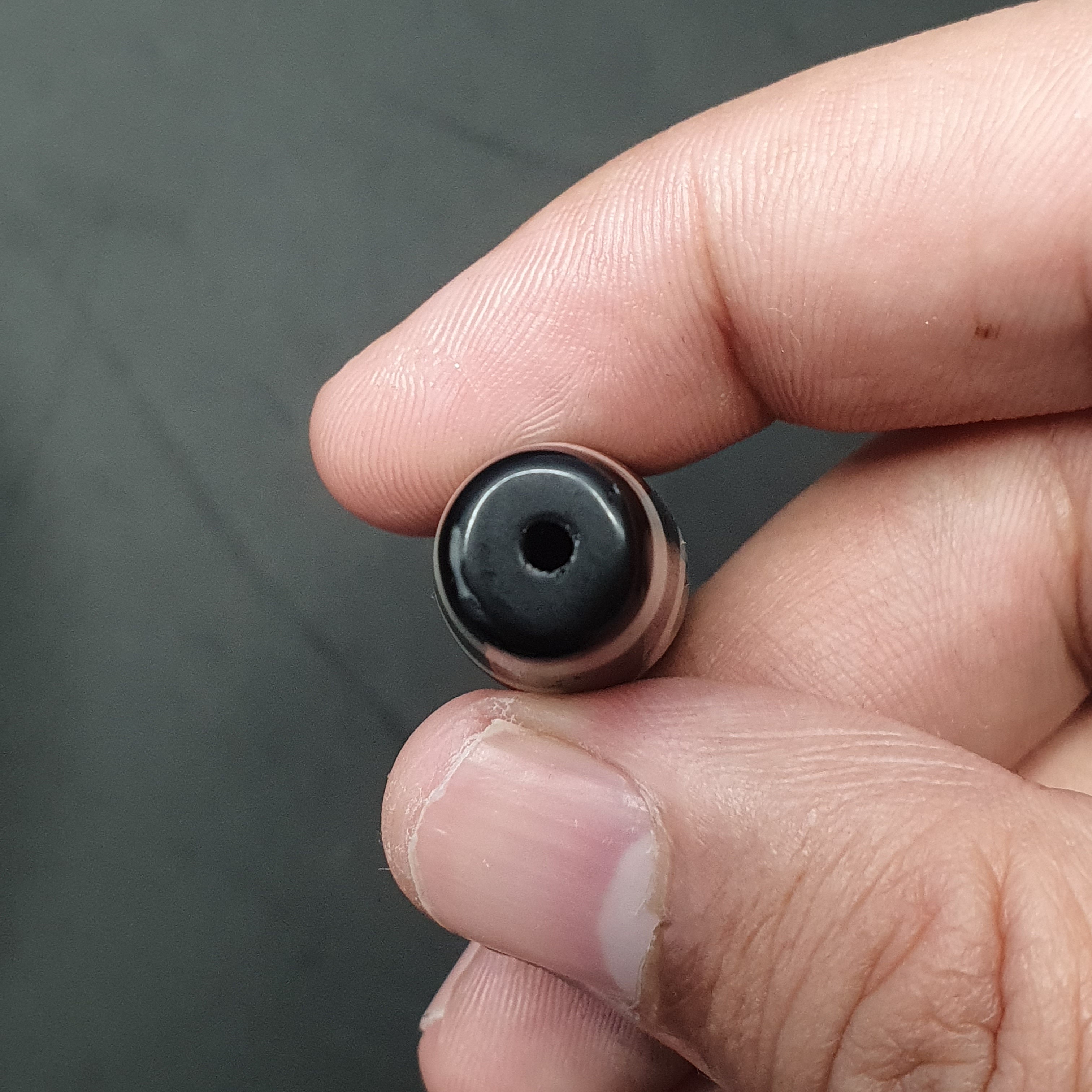 2 Eyes Tibetan Agate Dzi Bead Amulet