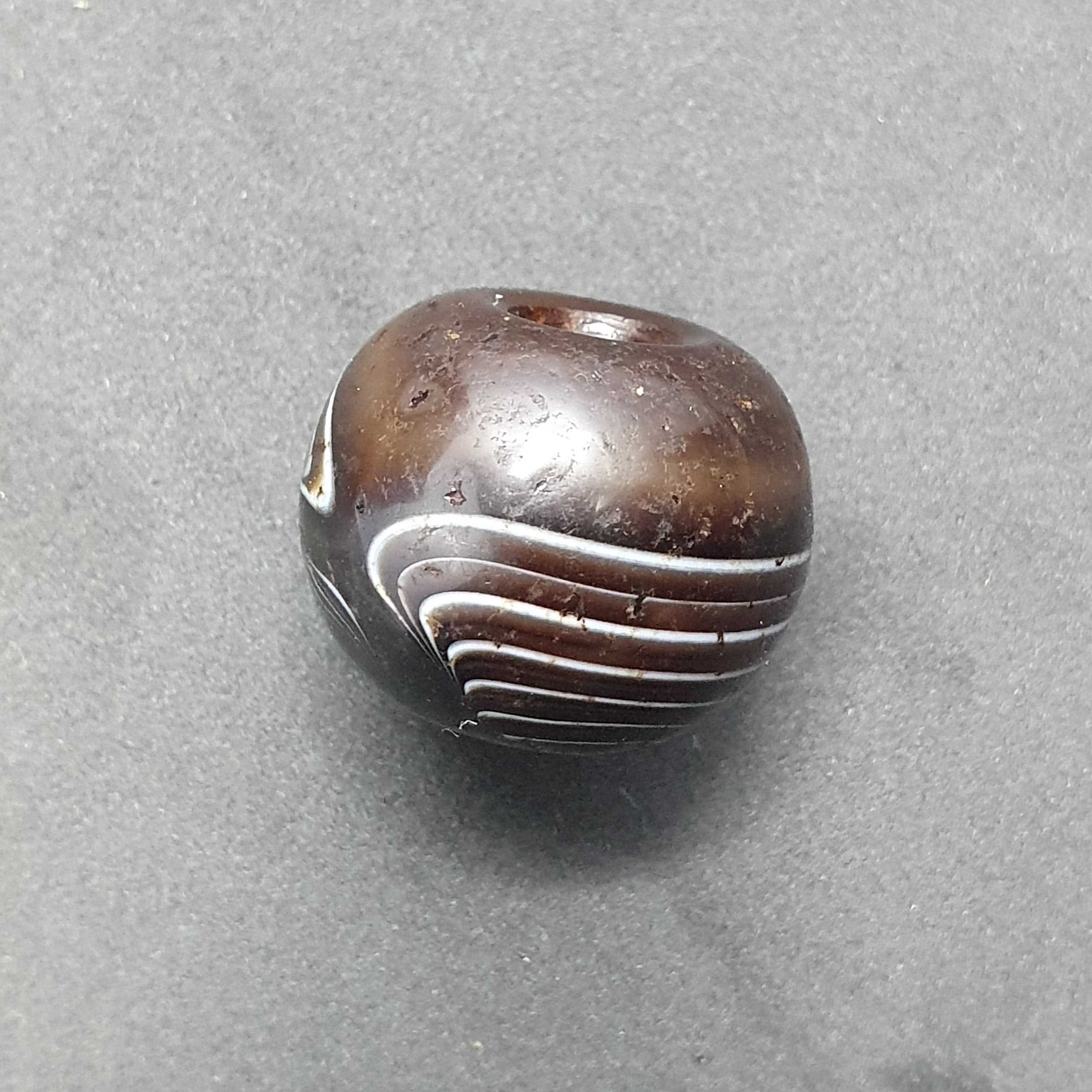 Rare Eye Pattern Vintage Suliemani Agate Bead