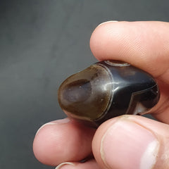Vintage Himayalan Suliemani Rare Natural Eye Agate Bead
