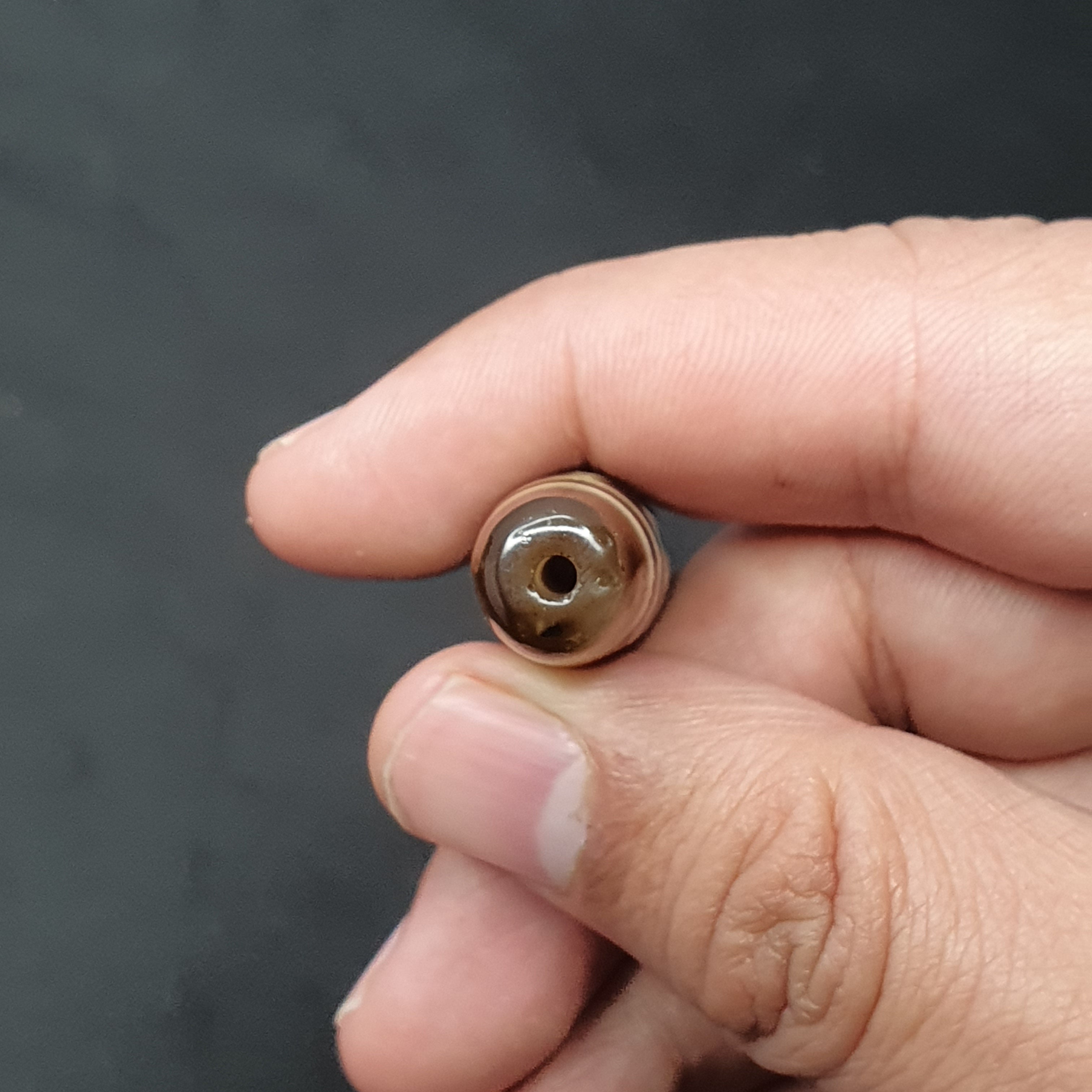 Vintage Tibetan 9 Eyes Agate Dzi Bead Amulet