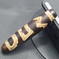 Circle & Square Pattern Vintage Agate
