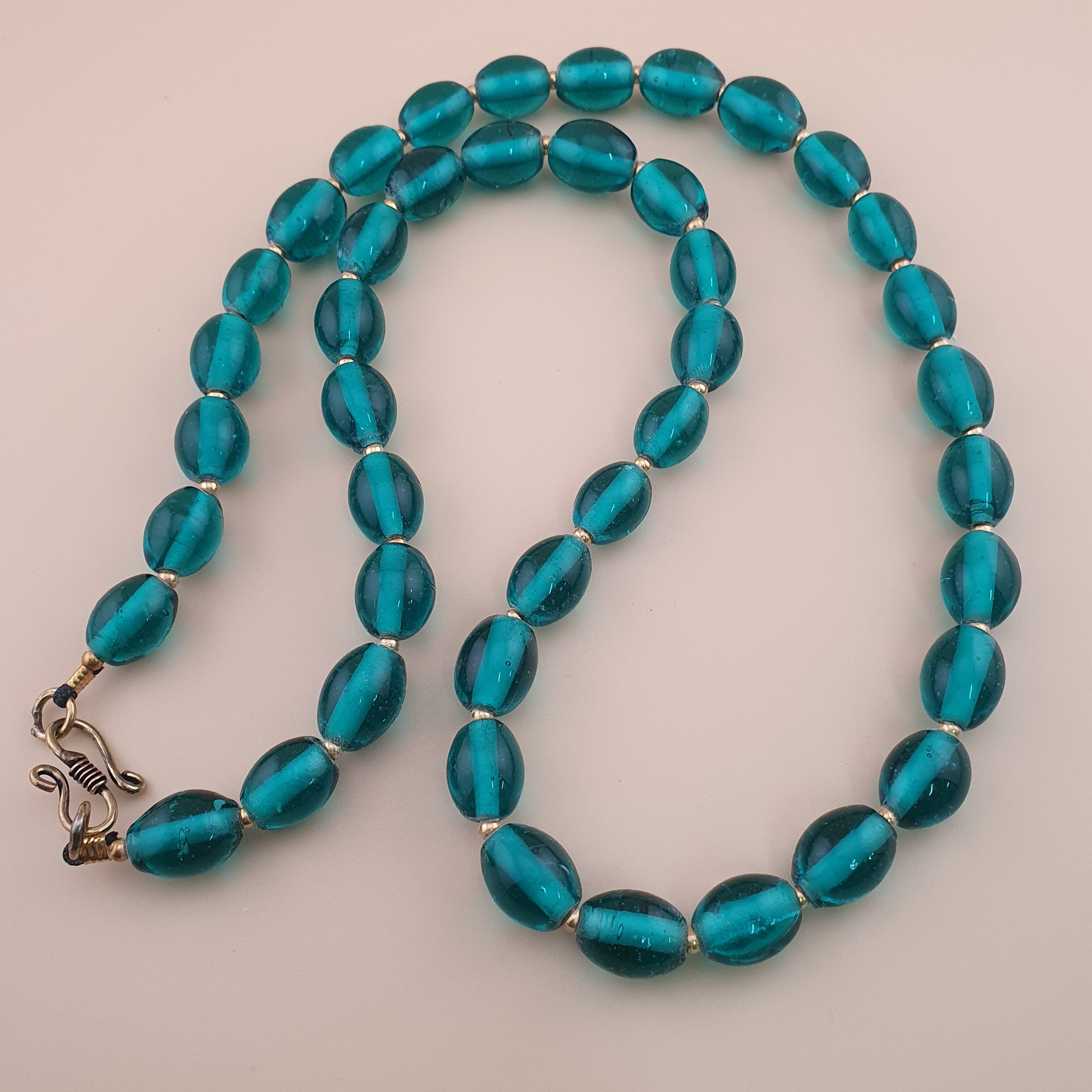 Vintage Light Green African Style Beautiful Beads Necklace