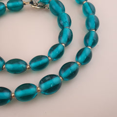 Vintage Light Green African Style Beautiful Beads Necklace