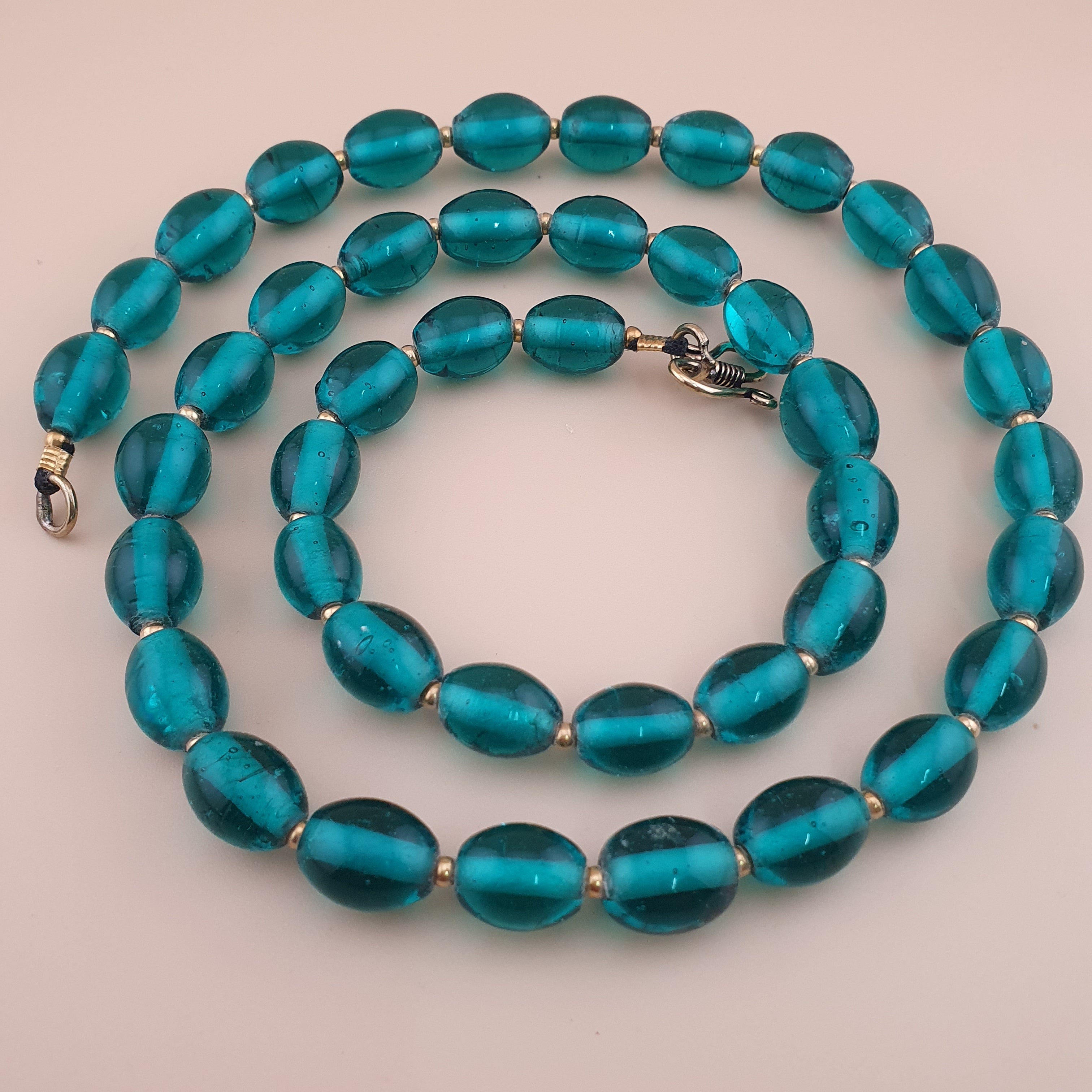 Vintage Light Green African Style Beautiful Beads Necklace