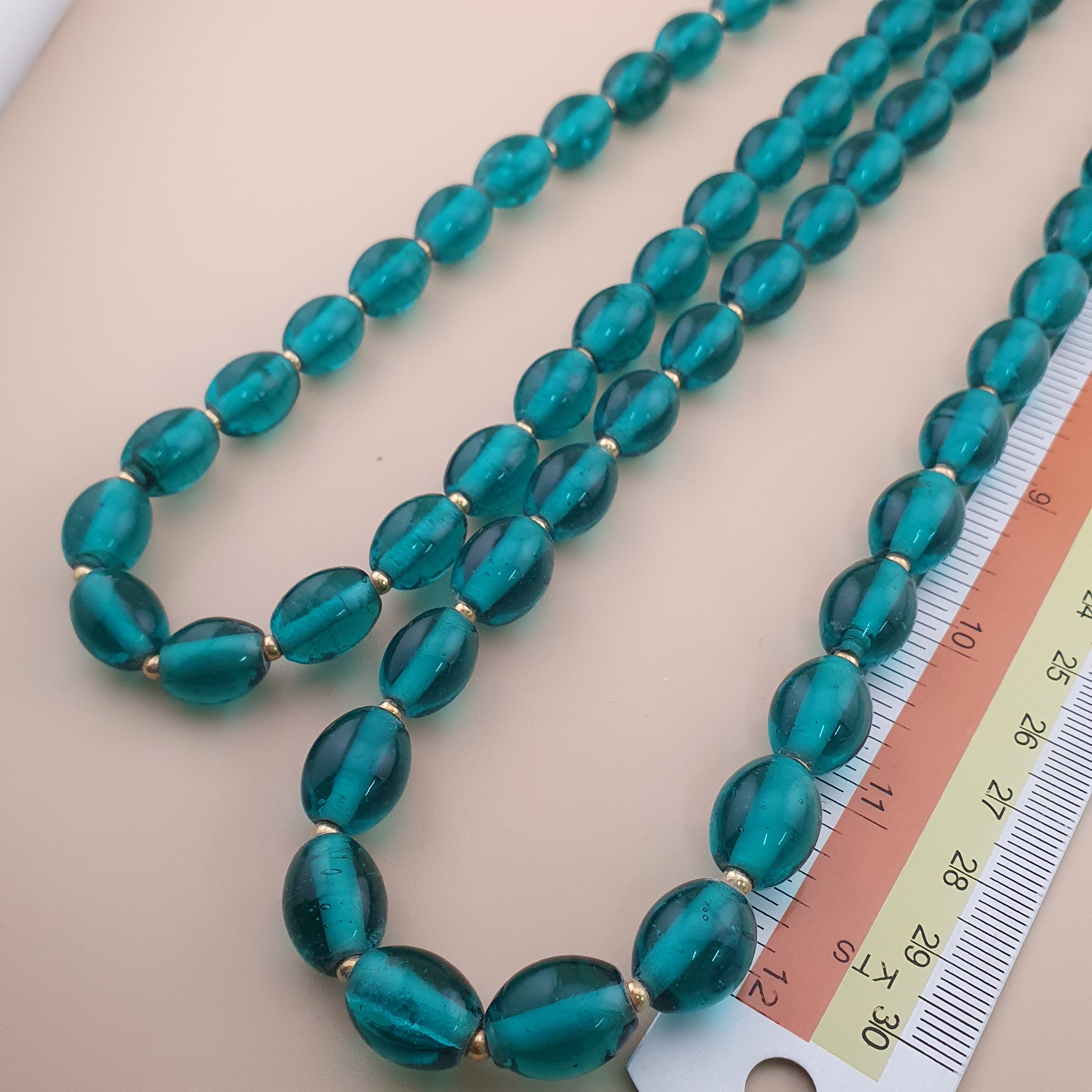 Vintage Light Green African Style Beautiful Beads Necklace