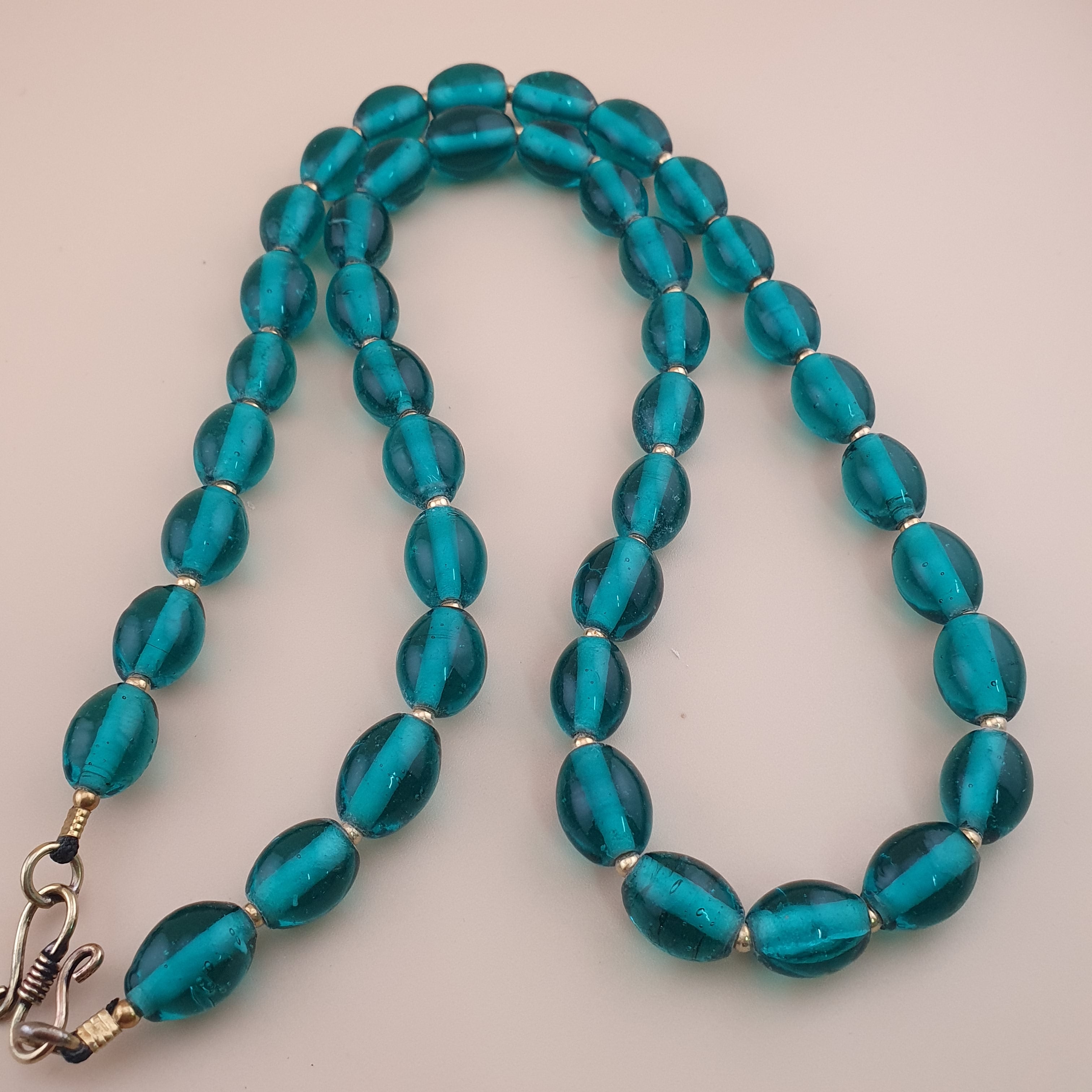 Vintage Light Green African Style Beautiful Beads Necklace